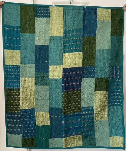 World market kantha quilt - world,